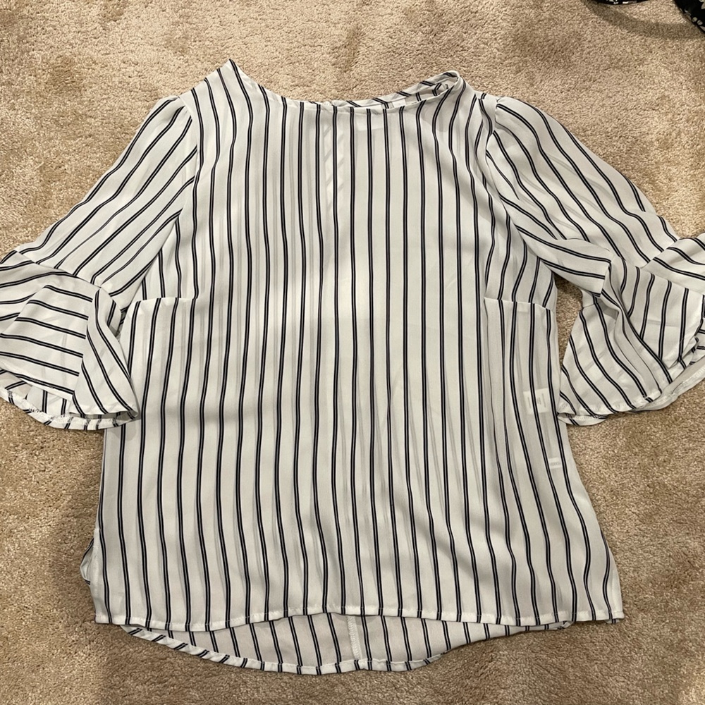 Black & White Blouse